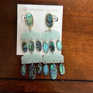Kendra Scott Emmet Abalone earrings